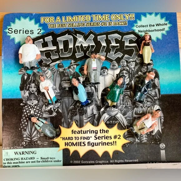 Homies | Toys | 202 Homies Series 2 Vending Machine Blister Card 9